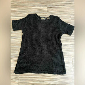 REQUIREMENTS Black Mock Neck Sweater - Small, 100% Acrylic